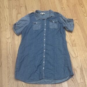 Shirt Dress Denim Jones New York